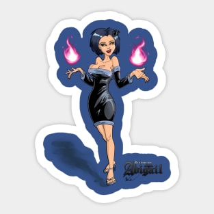 Abigail Lust fire Sticker